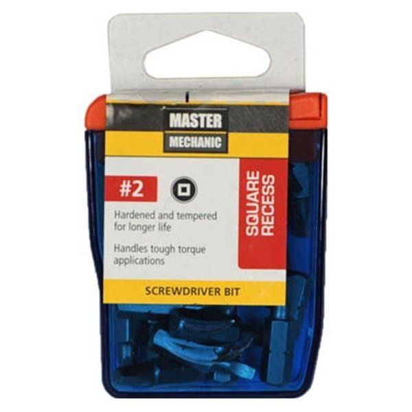 Disston Disston 129291 1 in. No.2 Master Mechanic Square Recess Screwdriver Bit - Pack of 25 129291